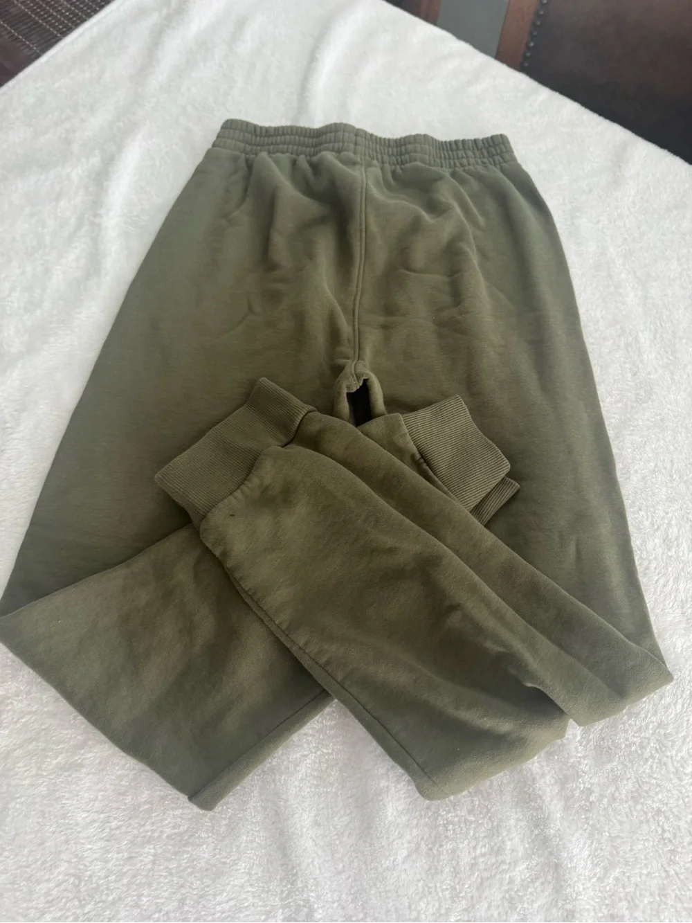 Converse Olive Green Sweatpants with White Star Accent